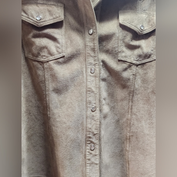 Y2K VINTAGE Guess suede jacket - Picture 3 of 5